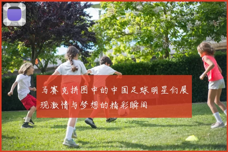 马赛克拼图中的中国足球明星们展现激情与梦想的精彩瞬间