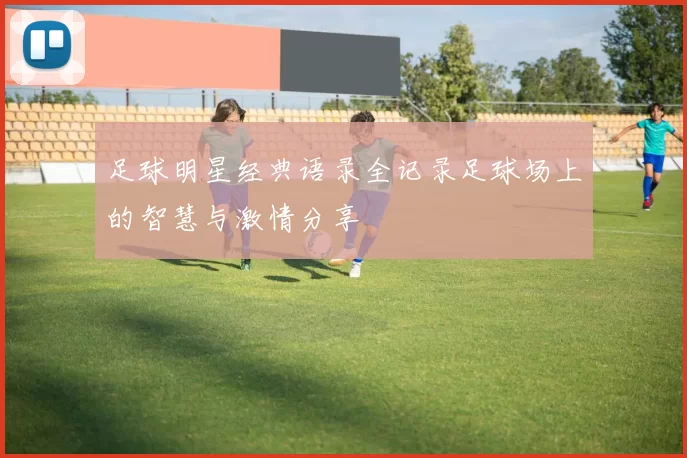 足球明星经典语录全记录足球场上的智慧与激情分享